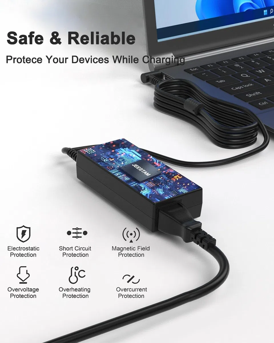 65 W Caricatore Compatibile con HP 17 15s 14 14s: 15-CS 15-CP 15-DA 15-DB 15-DY 15-EF 15-FD: 15-ef0023dx ef0021nr ef0875ms 15-fd0083wm 15-cs3055wm, 14-DK 14m 14s 14-dk portatile da