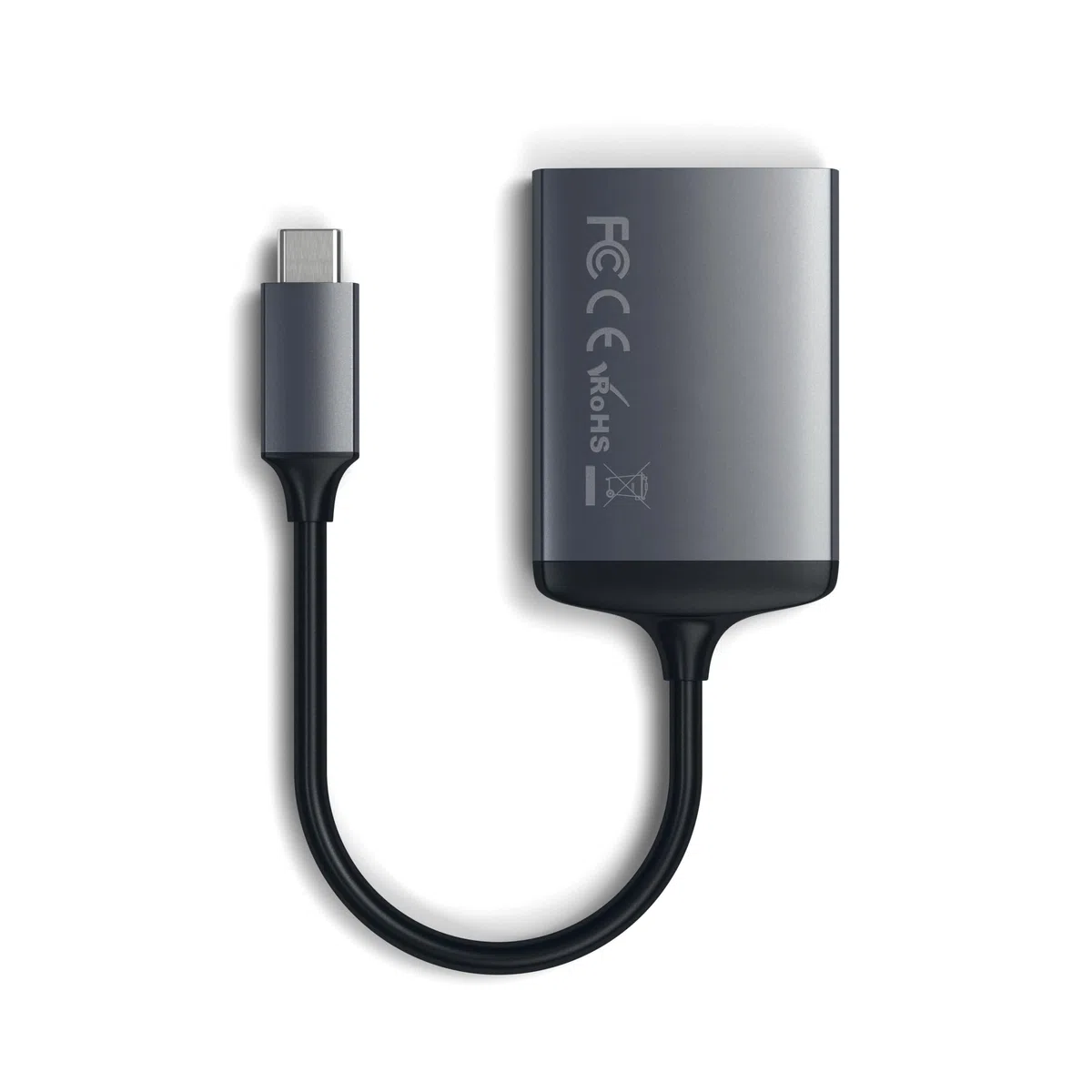 SATECHI Lettore di Schede Micro SD e SD UHS II in Alluminio USB C per MacBook Air e Pro, Laptop, PC, Tablet, iPad – Grigio Siderale