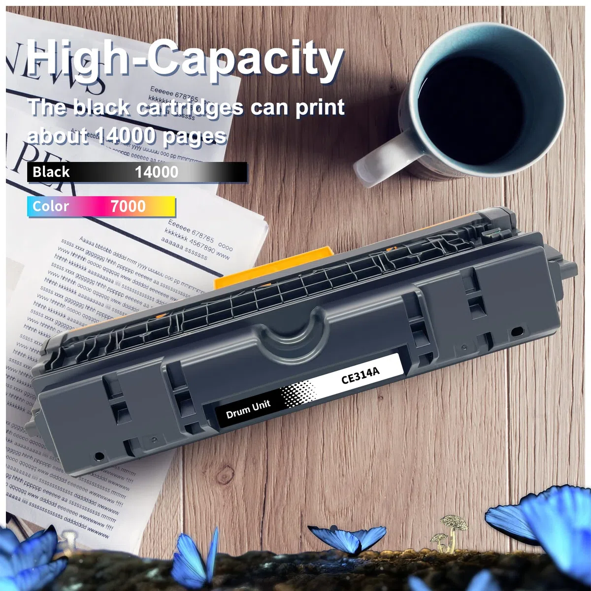 LOSMANN Tamburo compatibile per 126A CE314A per Color Laserjet CP1025 CP1025nw Pro 100 MFP M175nw M175a Pro MFP M176 M177fw M176n TopShot Laserjet Pro M275 M275nw
