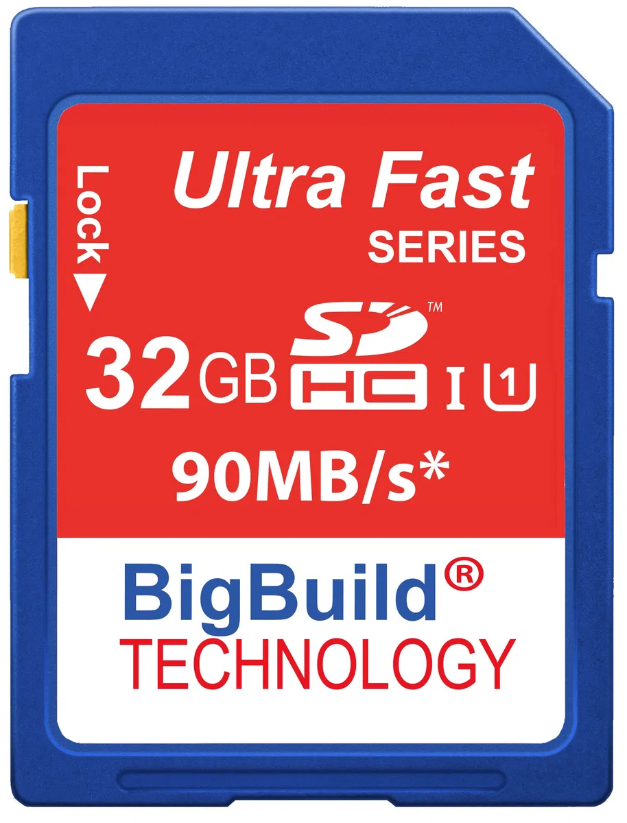 Scheda di memoria da 32 GB, 90 MB/s per fotocamera Kodak Pixpro FZ201, FZ51, FZ53, classe 10 SDHC