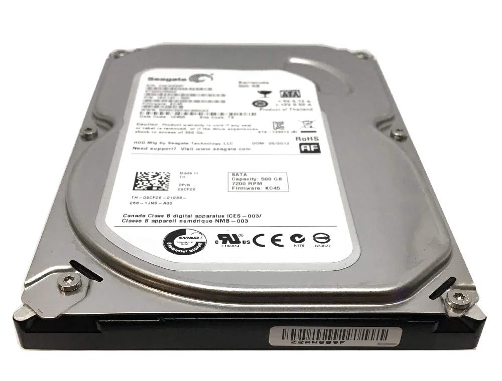 SEAGATE ST500DM002 Barracuda 7200.12 500GB 7200 RPM 16MB cache SATA 6.0Gb/s 3.5 hard disk interno (Bare Drive) (Ricondizionato)