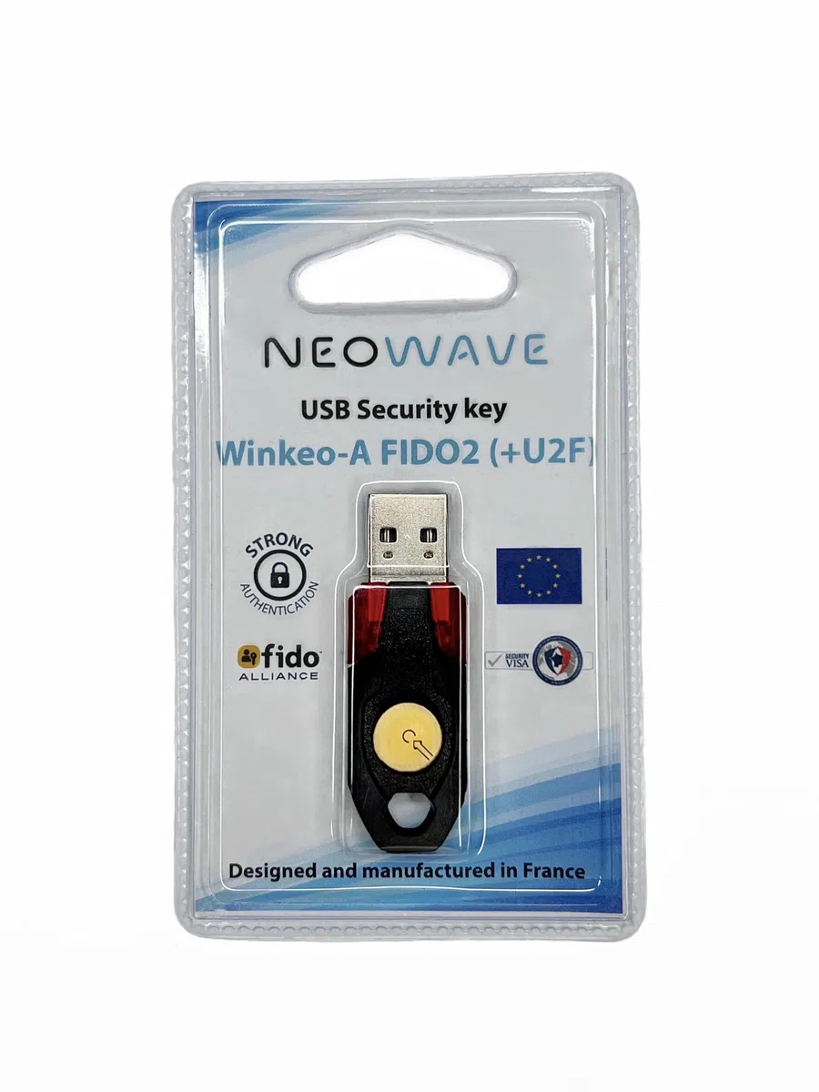Winkeo-A FIDO2, chiavetta USB di sicurezza con autenticazione senza password e a due fattori