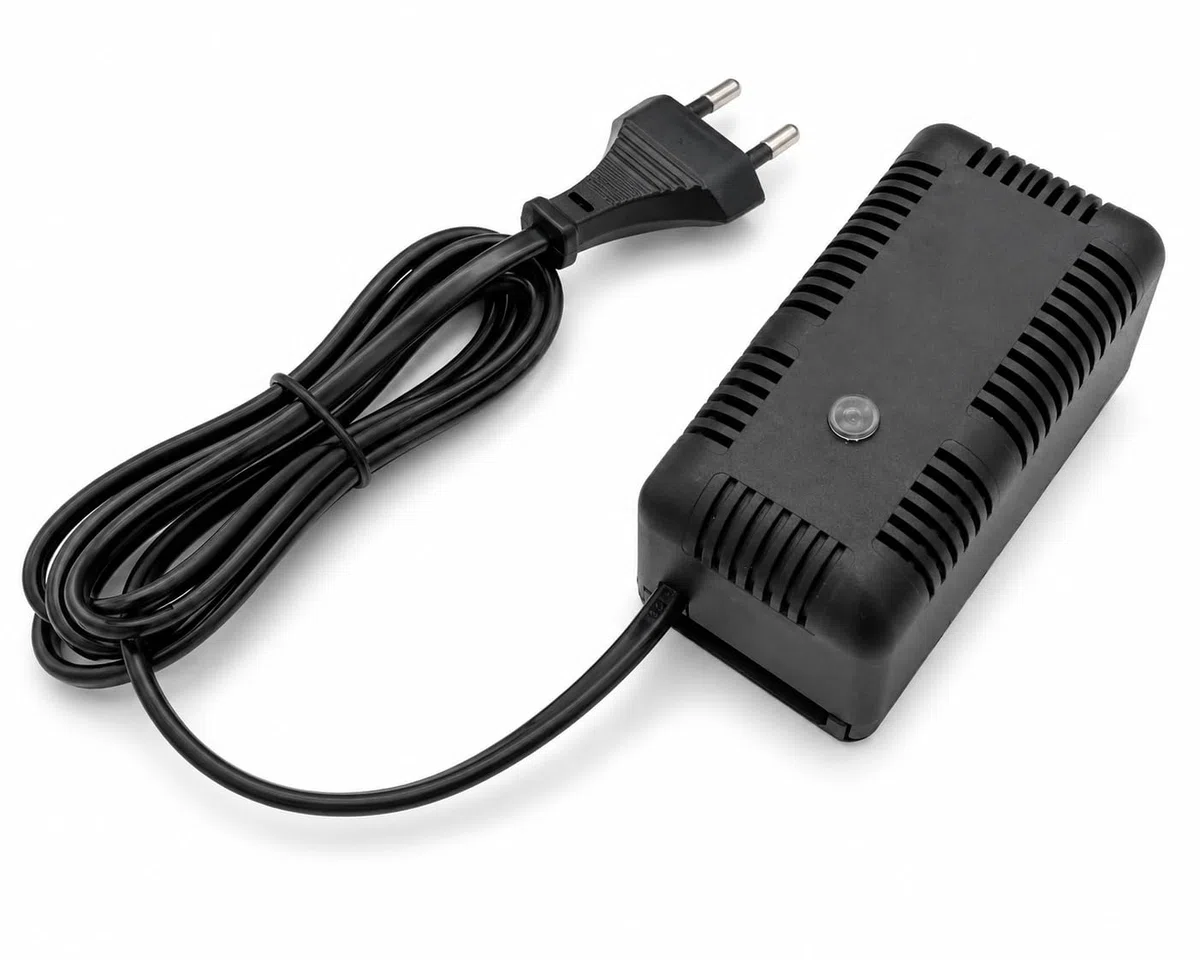 Alimentatore per Amplificatore Antenna TV 12V 200mA – NON è un Amplificatore di Segnale – Solo Alimentazione, Modello TR200 con Morsetti a Vite (Cavo Spellato) – Uso Tecnico Impianti Antenna