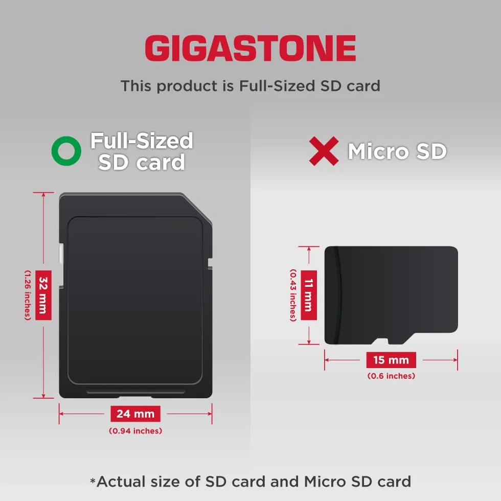 Gigastone Scheda di memoria SDHC da 4 GB, Premium Series, ad alta velocità, compatibile con foto, video, musica, file vocali, videocamera, PC, classe 4, con 1 mini custodia