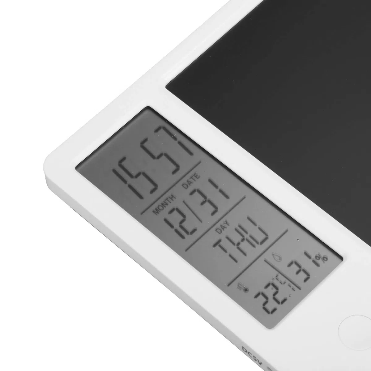 Tavoletta da scrittura LCD con stilo, calendario elettronico da tavolo Lavagna per scrittura a mano LCD Type-C Blocco note con display digitale ricaricabile con funzione di allarme, per scuole, uffici