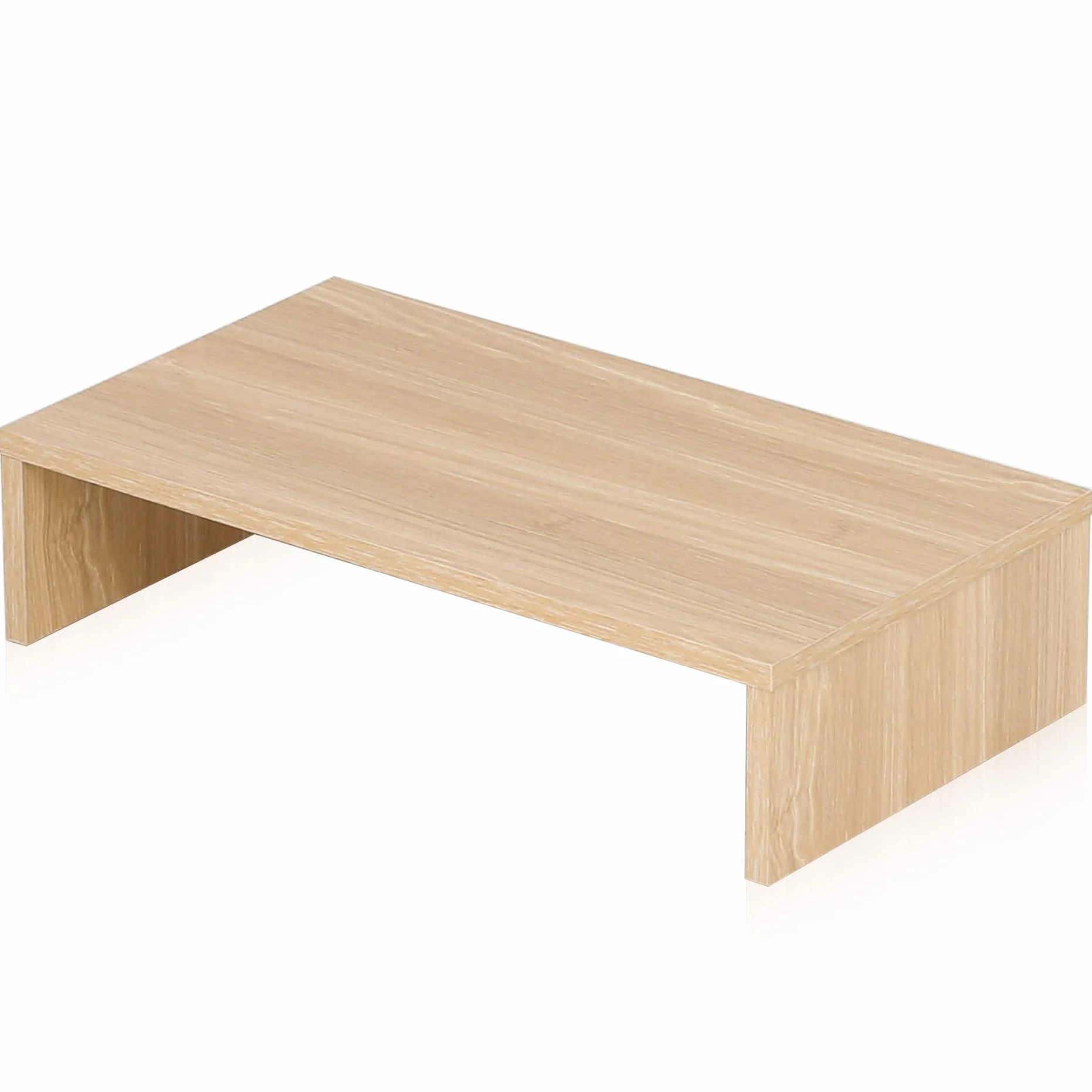 FITUEYES Supporto Monitor Supporto per Monitor in Legno 42,5x23,5x10cm (Giallo) FDT104201WO