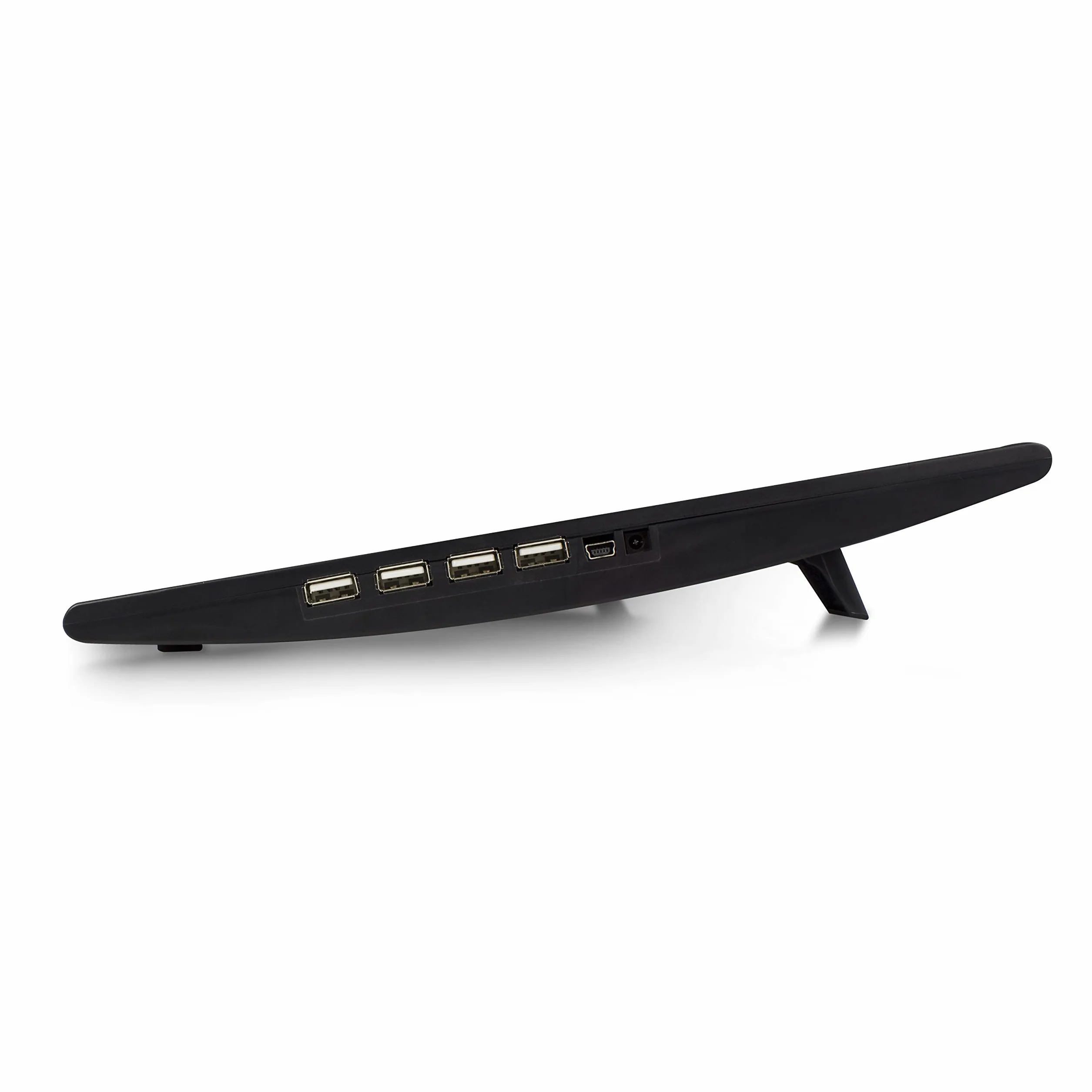 ACT Supporto di raffreddamento per laptop da 17", regolabile in altezza (2 posizioni ergonomiche), 2 ventole silenziose per l'ufficio, hub USB a 4 porte - AC8105