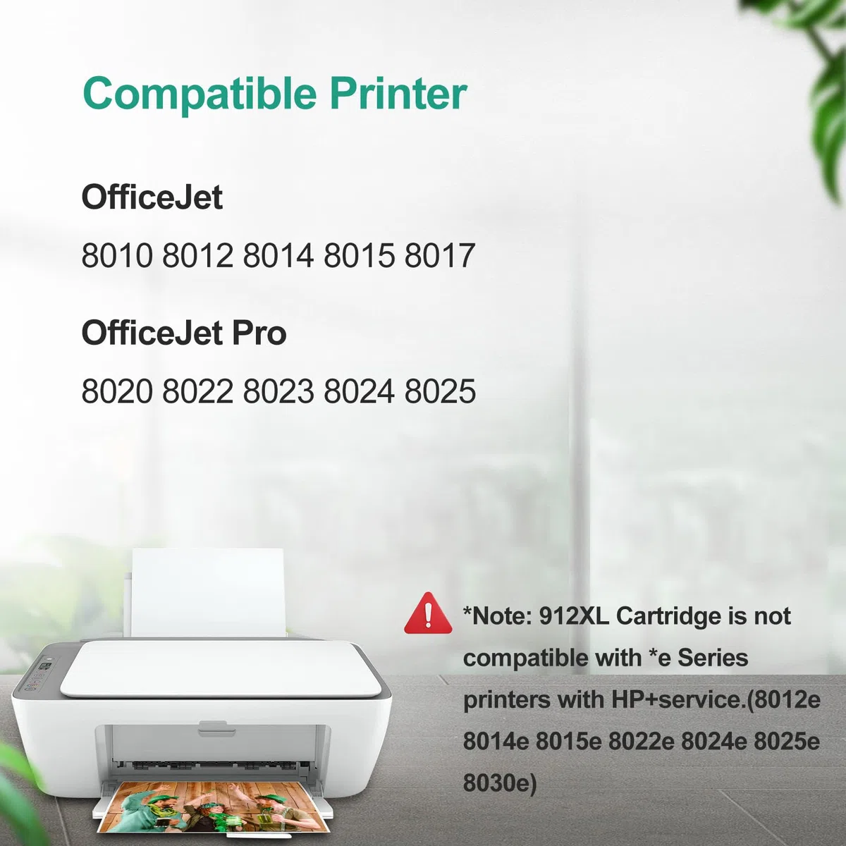Multipack Cartucce 912XL Compatibili per HP 912, Compatibile con HP OfficeJet Pro 8022, 8023, 8024, 8025, OfficeJet 8012, 8014, 8015, 8017 (Nero, Ciano, Magenta, Giallo)