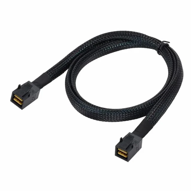 xiwai Mini cavo SAS HD SFF-8643 da interno a alta densità HD SFF-8643 Mini SAS Data Server Disk Raid 50 cm