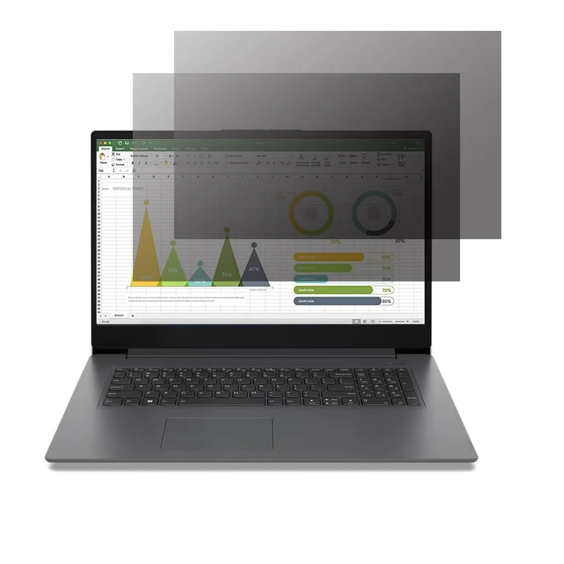 FiiMoo 2 Pezzi 15.6 Pollici Filtro Schermo Privacy, Anti Blu Luce Pellicola Protezione per Schermi Laptop Widescreen 16:9
