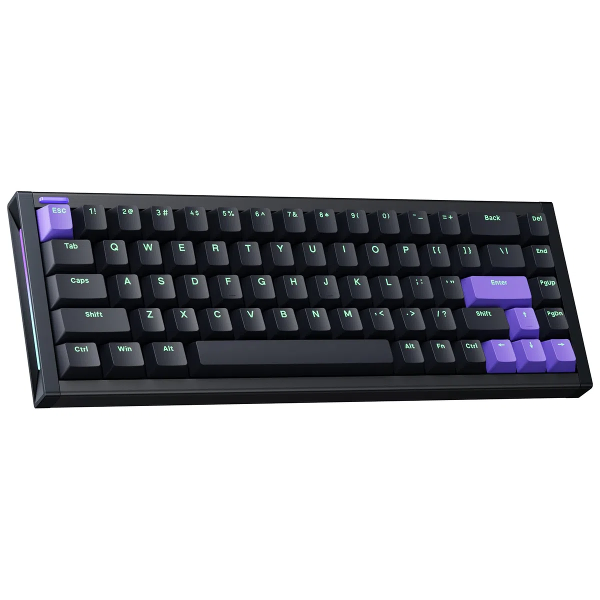 NuPhy X BH65 Tastiera da Gioco in Alluminio 68 Tasti RGB Rapido Trigger Cablato Personalizzato Hall Effect Tasti PBT, Punto di Controllo