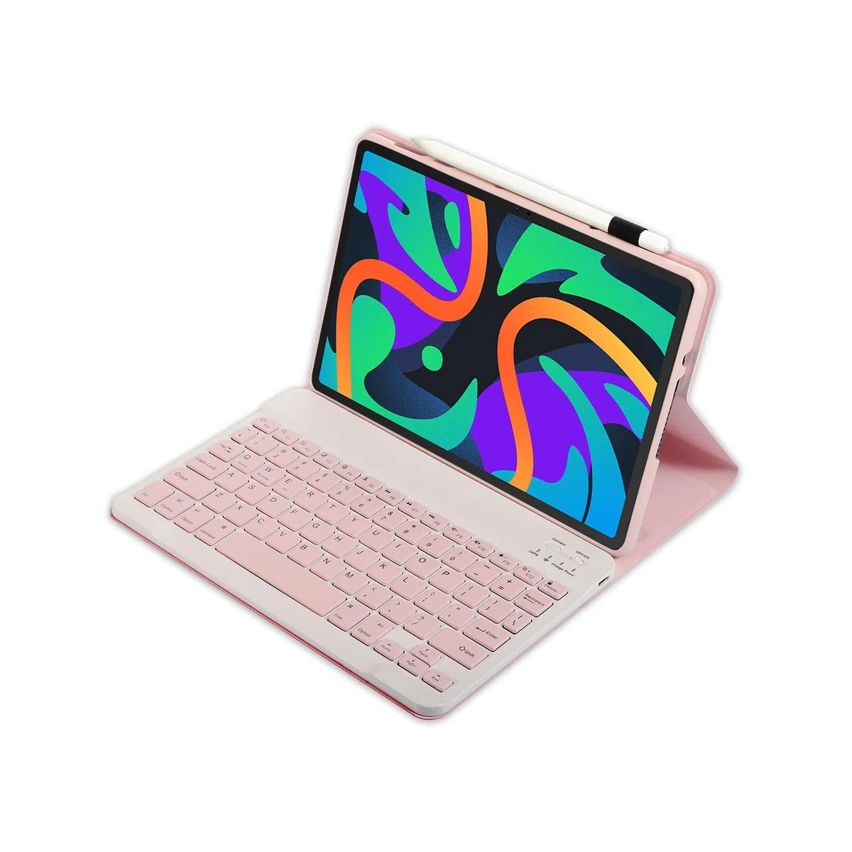 Custodia tastiera per tablet Lenovo Tab M11/K11/Idea Tab 11" cover magnetica intelligente con tastiera bluetooth wireless rimovibile per Lenovo TB336FU/TB330FU (Rosa)