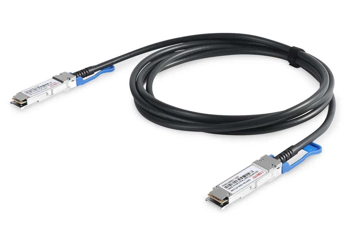 Digitus Cavo DAC universale - QSFP28-100 Gbit/s - Cavo di rete - Direct Attach Cable - Direct Attach Copper - compatibile con SFF-8665 - AWG30-2m - Nero