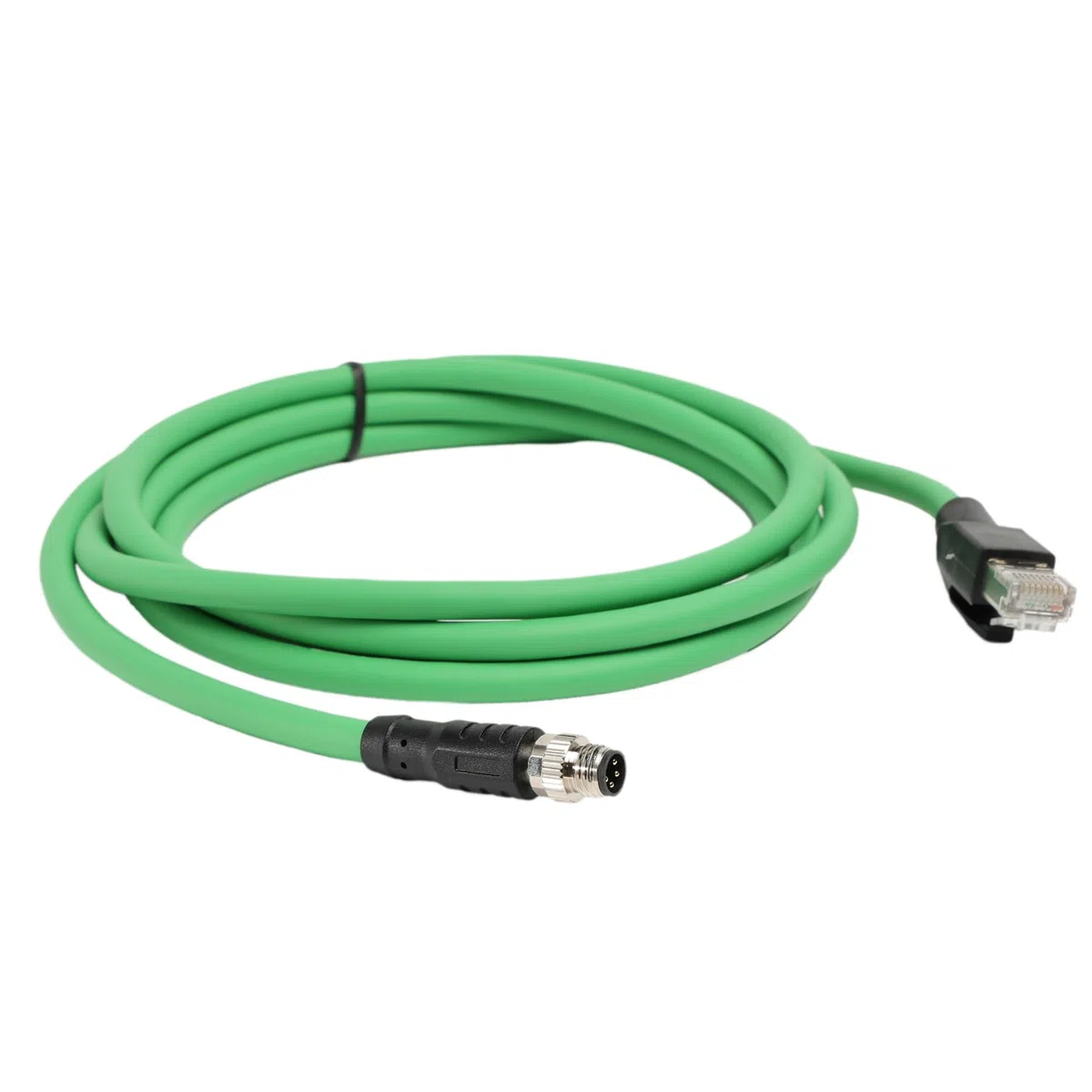 HangTon Cavo di rete M8 a 4 pin, codificato da A a RJ45, per sensore attuatore Beckhoff, EtherCAT EtherNet Profinet, controllo automazione industriale, Cat5e PUR schermato, 2 m