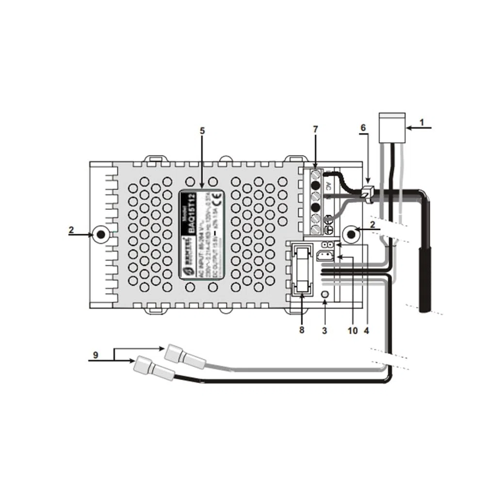 Bentel Security - Alimentatore switching da 1,5A per Norma Units - Bentel - BAQ15T12