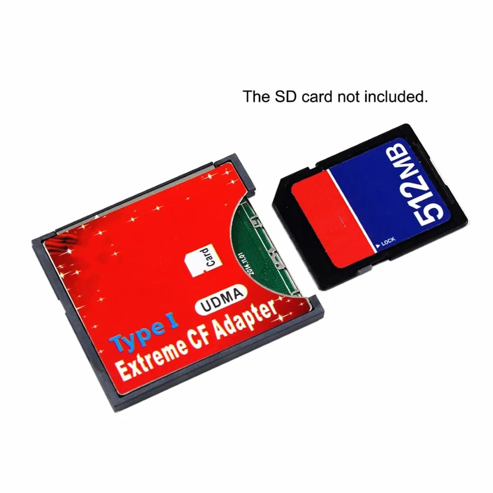 Adattatore SD SDHC SDXC per CF Compact Flash ad Alta Velocità Extreme Tipo I