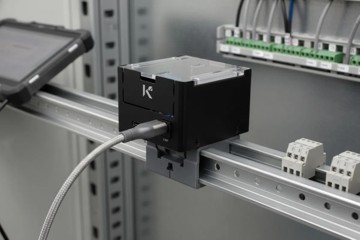 KKSB Project Case per Arduino UNO R4 | Compatibile con UNO R4 Minima e UNO R4 WiFi | Spazio per Ethernet HAT | Copertura trasparente | Custodia in alluminio resistente con base in acciaio