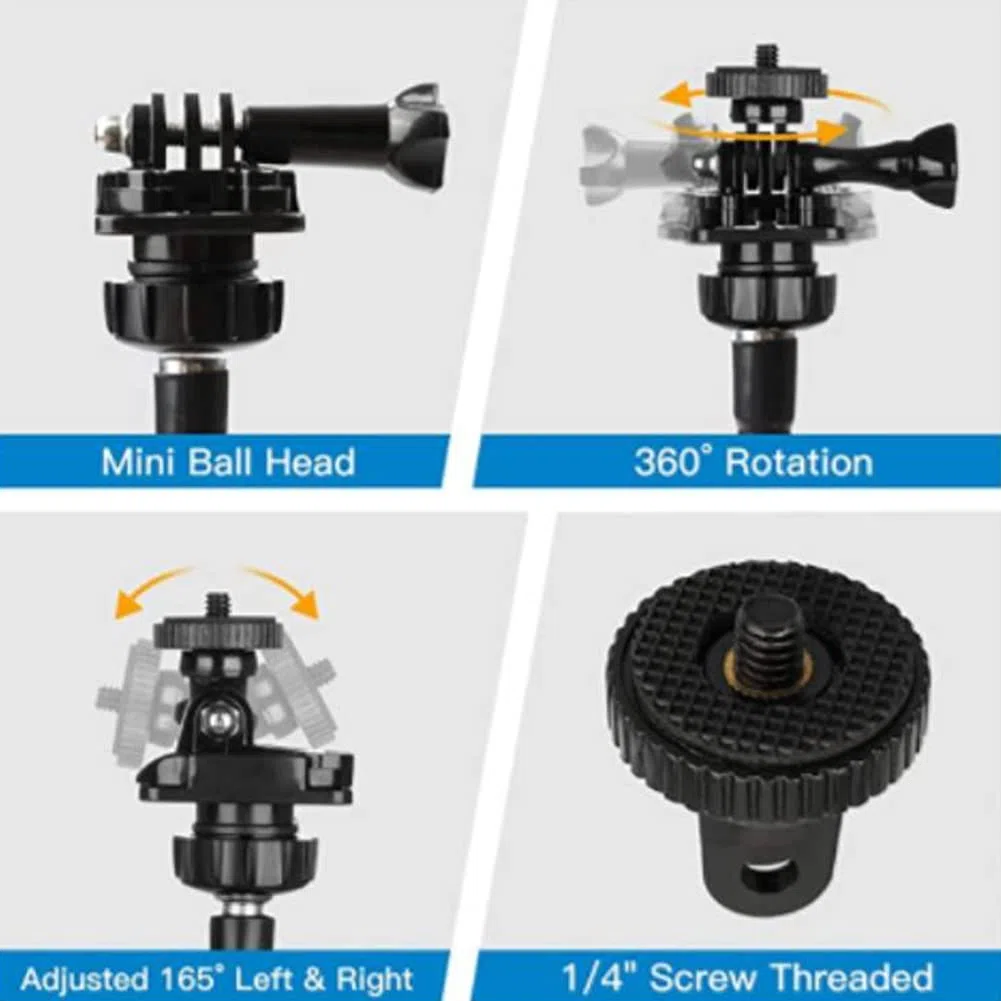 Faderr Supporto per Webcam, Braccio Flessibile a Collo di Cigno con Morsetto per Fotocamera, Compatibile con Logitech C920s, C930e, C930, C920, C922x, C922, Brio 4K, C925e, C615 (Nero)
