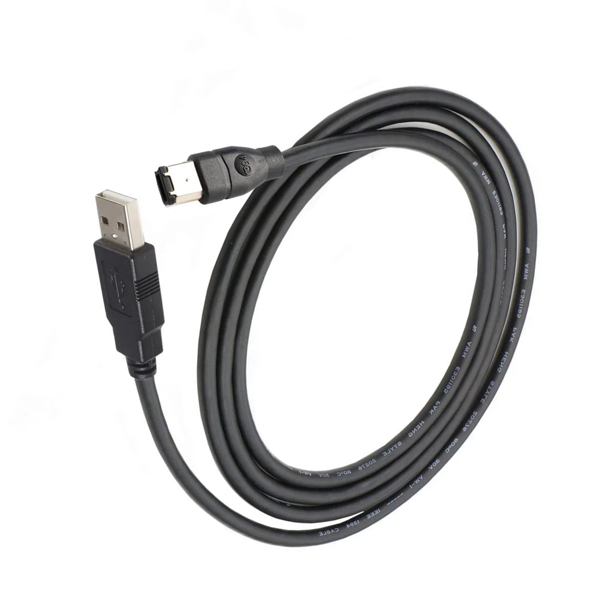 Firewire IEEE 1394 6 pin maschio USB 2.0 A cavo di conversione adattatore maschio 1,8 metri/3/4,5 metri per collegare il cavo della scheda audio