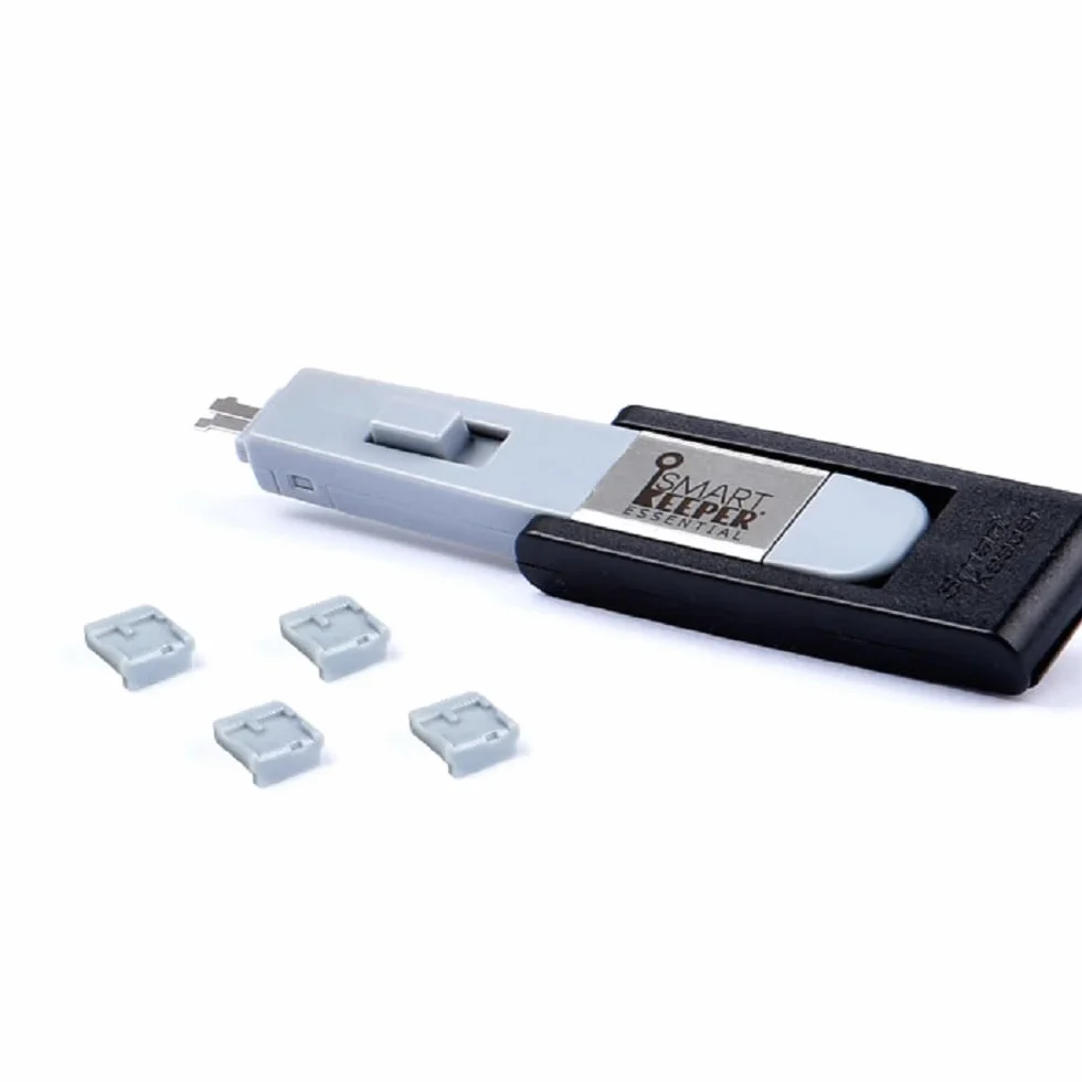 SmartKeeper Essential / 4 x porte USB B Blockers + chiave/grigio