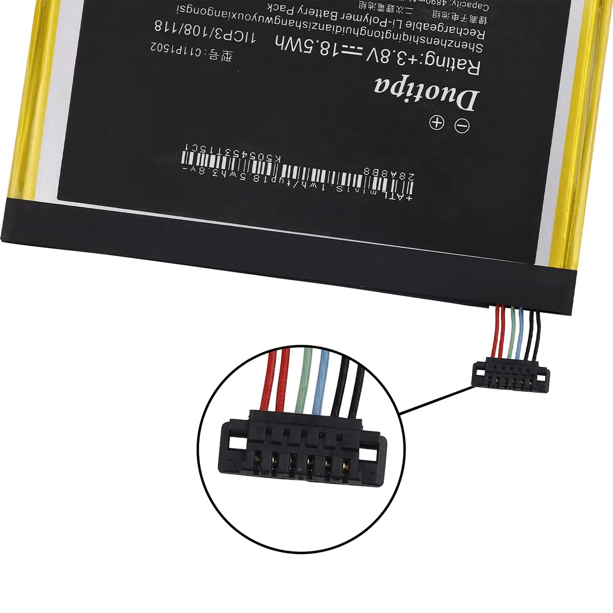 Duotipa Batteria di ricambio C11P1502 compatibile con ZenPad 10 10.1 Z300C Z300M Z300CG Z300CL P023 P01T batteria con attrezzi