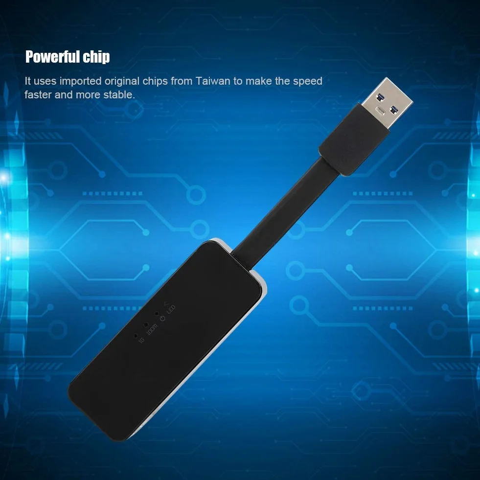 Scheda di rete Gigabit Ethernet per Realtek 8153, scheda di rete USB Gigabit a basso consumo a 40 pin, chip potente, computer con interfaccia USB.