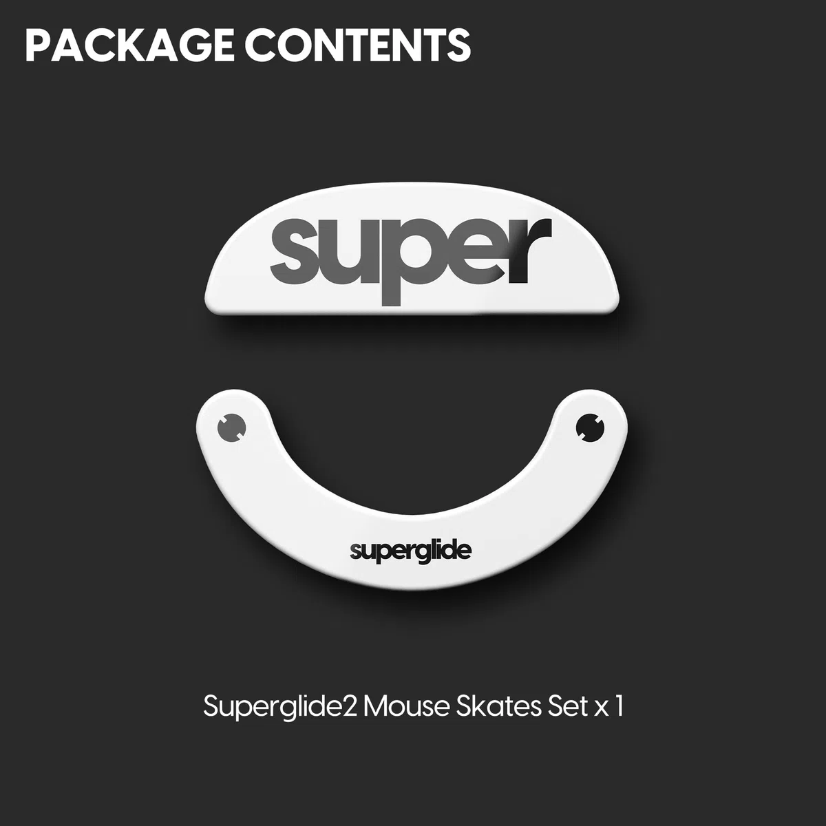 Superglide2 Piedini per mouse con superficie strutturata controllabile Realizzati in vetro ultraresistente Suola liscia e durevole per mouse da gioco wireless Pulsar Gaming Gears serie X2