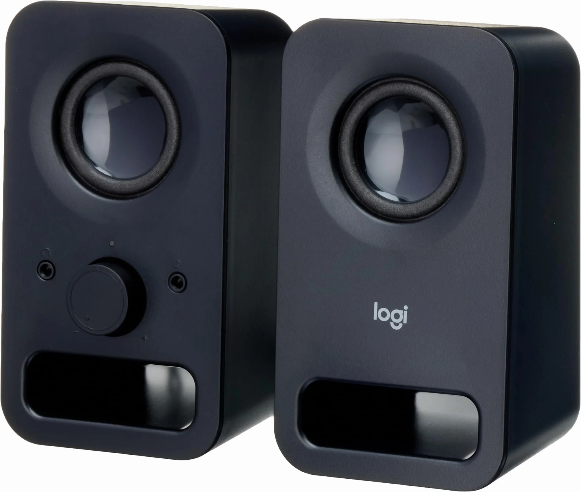 Logitech Z150 Casse PC, Ingresso Audio da 3,5 mm, Controlli ‎Integrati, Jack Per Cuffie, Presa UK, Computer/Smartphone/Tablet/Lettore Musicale - Nero Notte