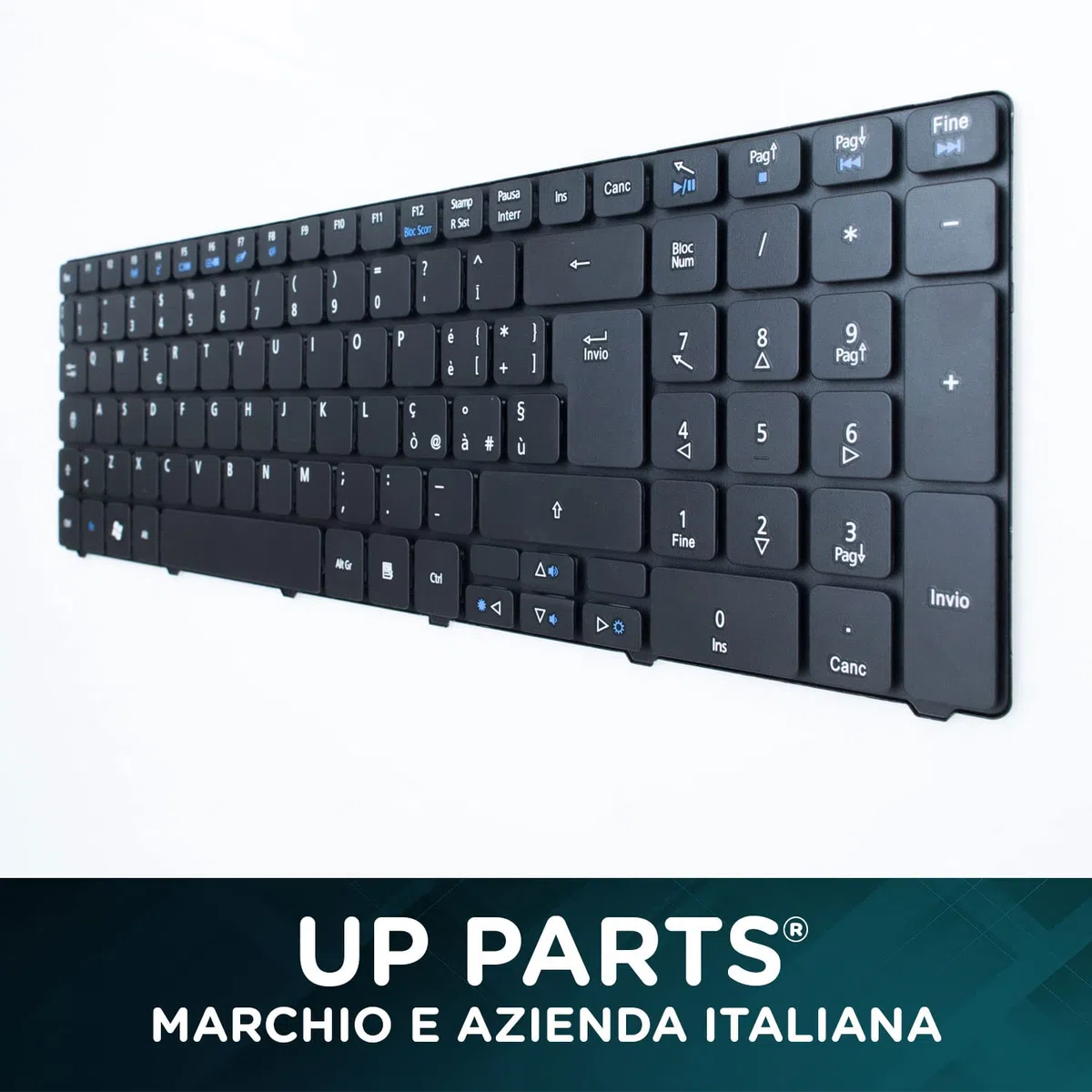 Tastiera Acer Italiana per Notebook Aspire 5250 5560 5625 5733 5736 5741 5745 5810 7750G 7750 7740 8942 Nero