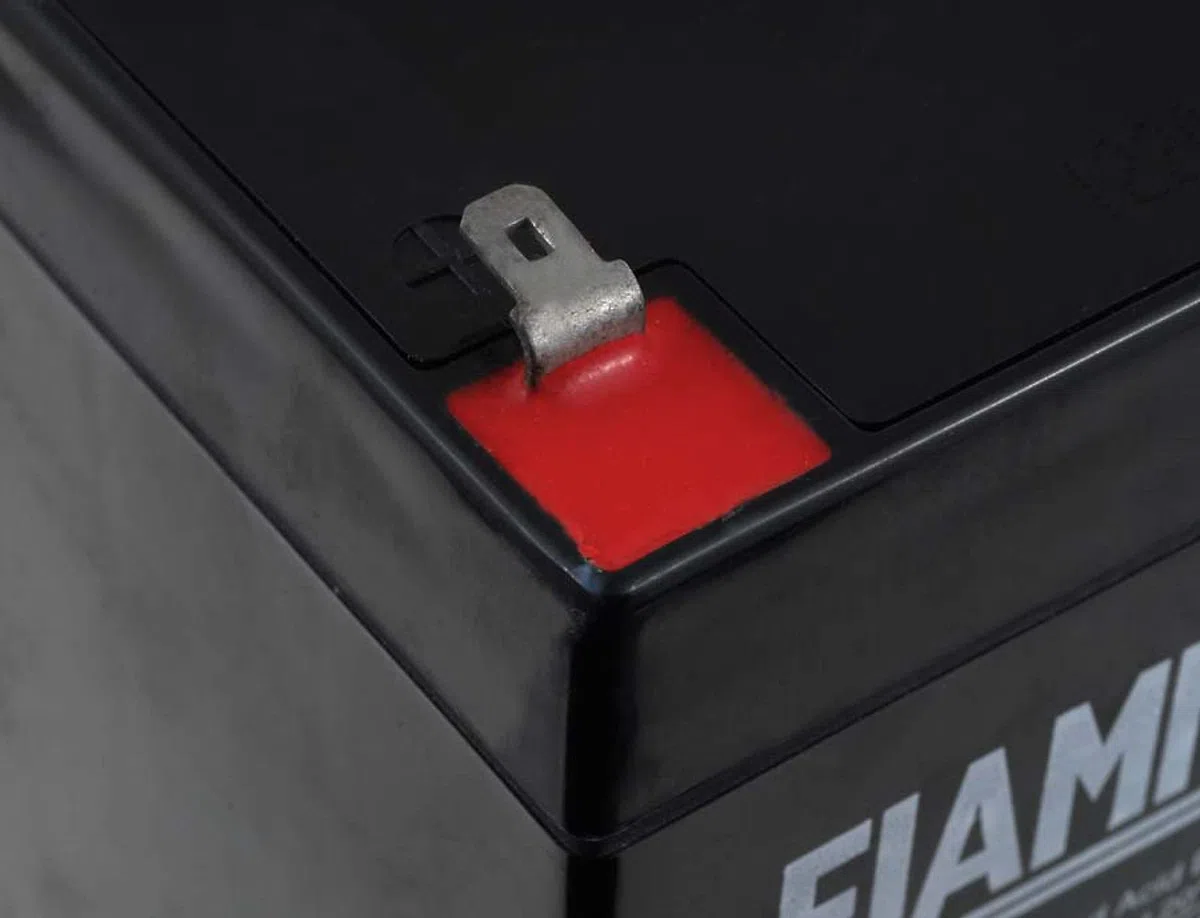FIAMM Batteria al piombo FG20451 12 V 4,5 AH in tessuto non tessuto batteria al piombo UPS FG 20451 Gel Batterie AGM FASTON 4,8 mm