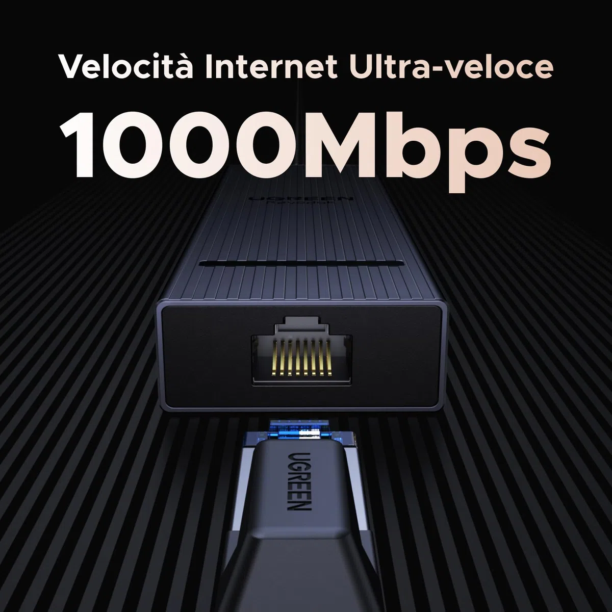 UGREEN Revodok Pro 1061 10Gbps Hub USB C Ethernet Gigabit HDMI 4K 60Hz PD 100W Adattatore Type C 3.2 Docking Station Compatibile con MacBook Neo iPad Air iPhone 17 Pro Max Surface Galaxy S26 Tab S11