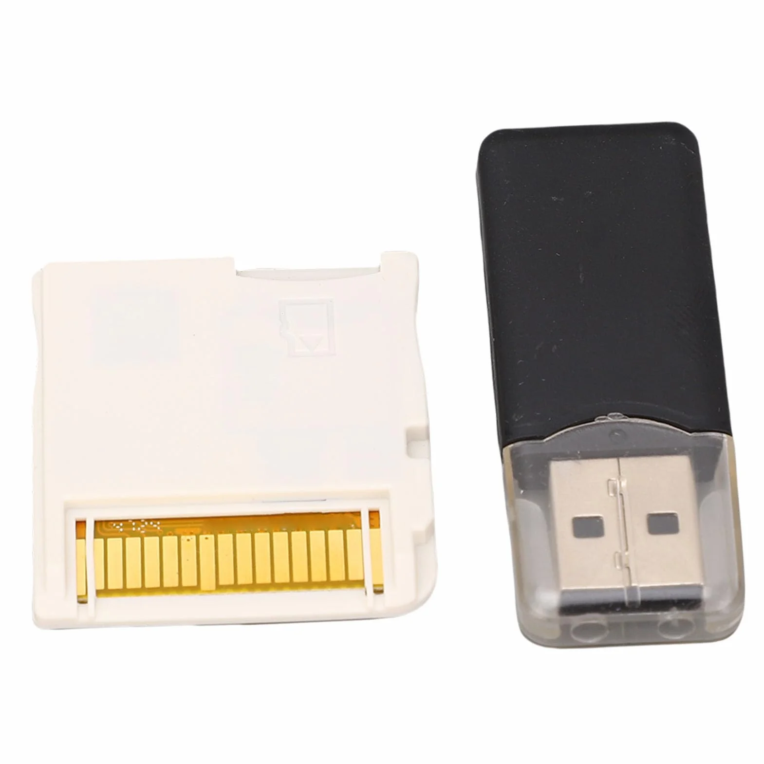 VBESTLIFE Video Game Flash Card per NDS, NDSL, NDSI, NDSI XL, 2DS, 3DS, 3DS XL, 2DSXL, per 4G a 128G, con Lettore di Schede (WHITE)