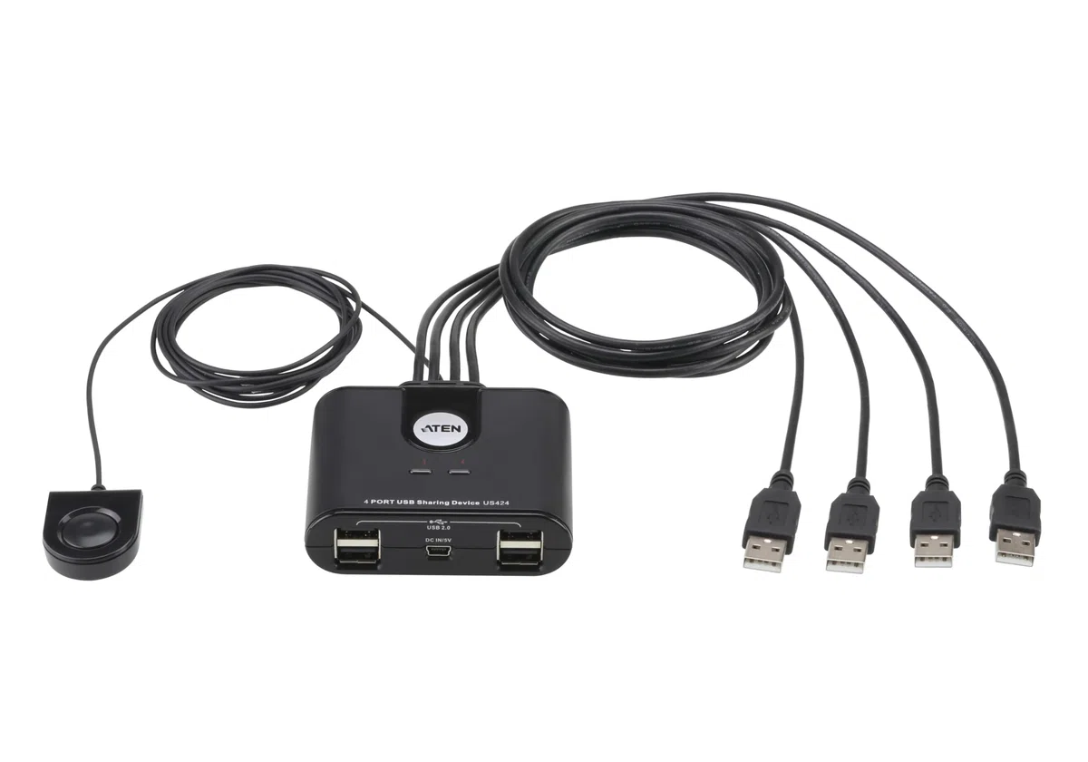 Aten US424-AT - Switch periferiche (4 Porte USB 2.0)