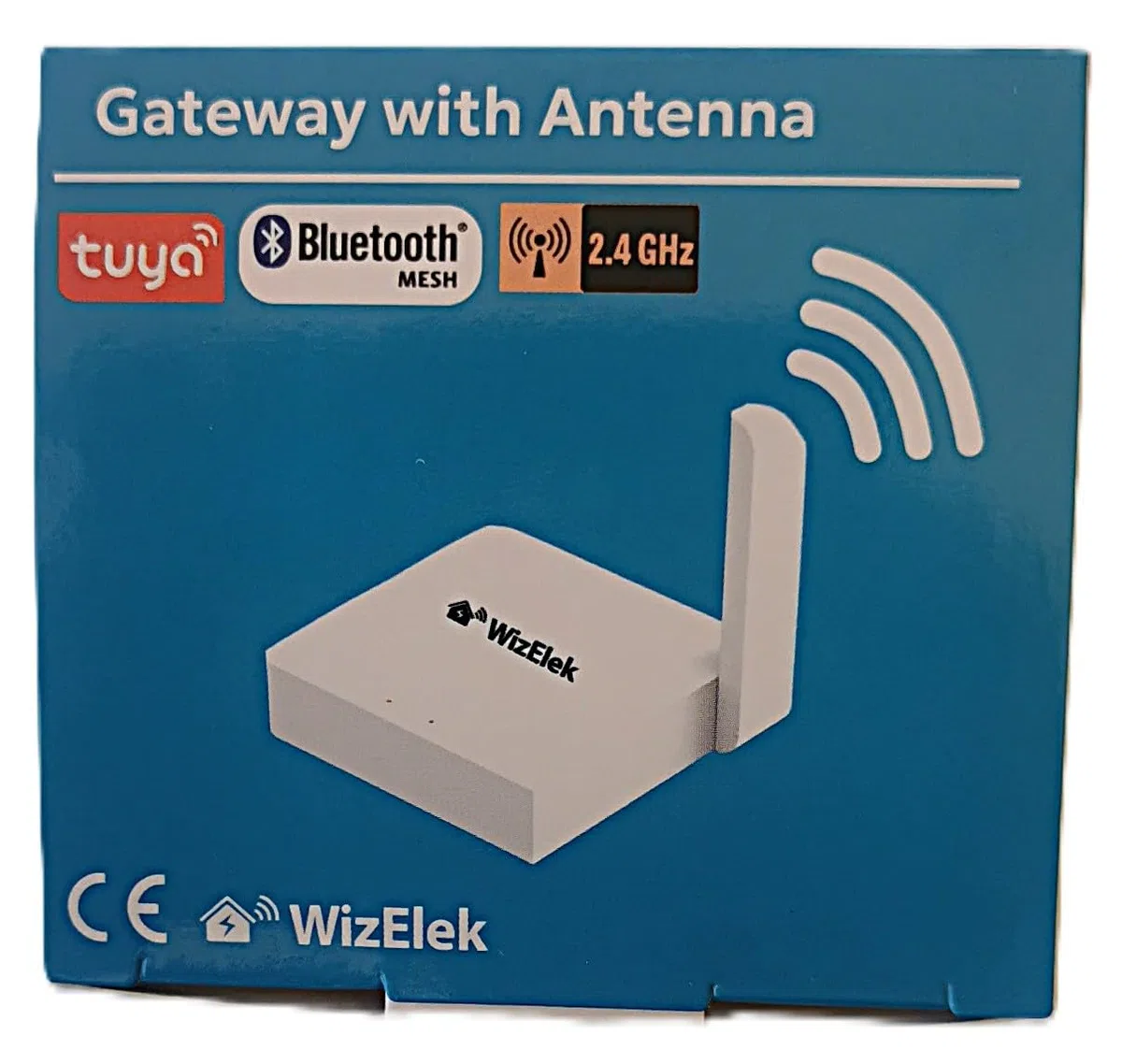 Gateway Bluetooth/Wi-FI 2,4 GHz specifico ecosistema Tuya - Antenna pieghevole per aumentare la portata - Supporta fino a 20 connessioni simultanee