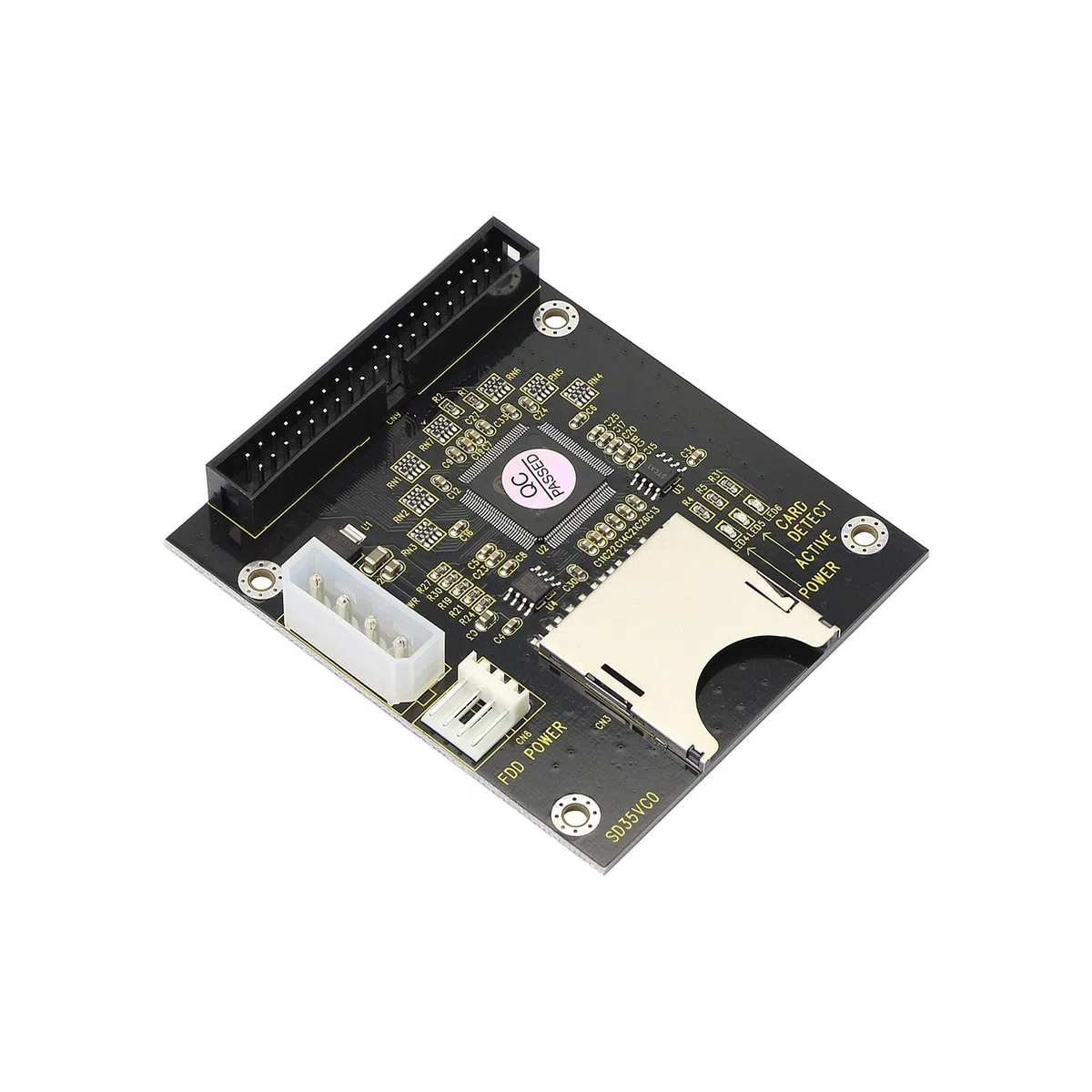 GINTOOYUN Adattatore da SD SDHC SDXC MMC a 3,5 pollici 40 pin maschio IDE scheda di memoria SD a IDE Hard Disk Drive adattatore