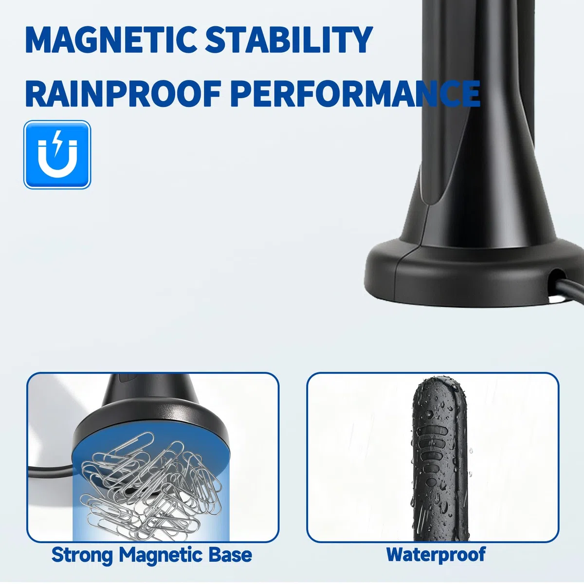 Bingfu Antenna 5G 4G LTE Esterna Tutte le Bande 3dBi SMA TS9 Maschio Base Magnetica Cavo 3M per Router, Hotspot, Modem, Fototrappola, Dispositivi IoT, Casa Intelligente & Uso Veicolo, 2pcs