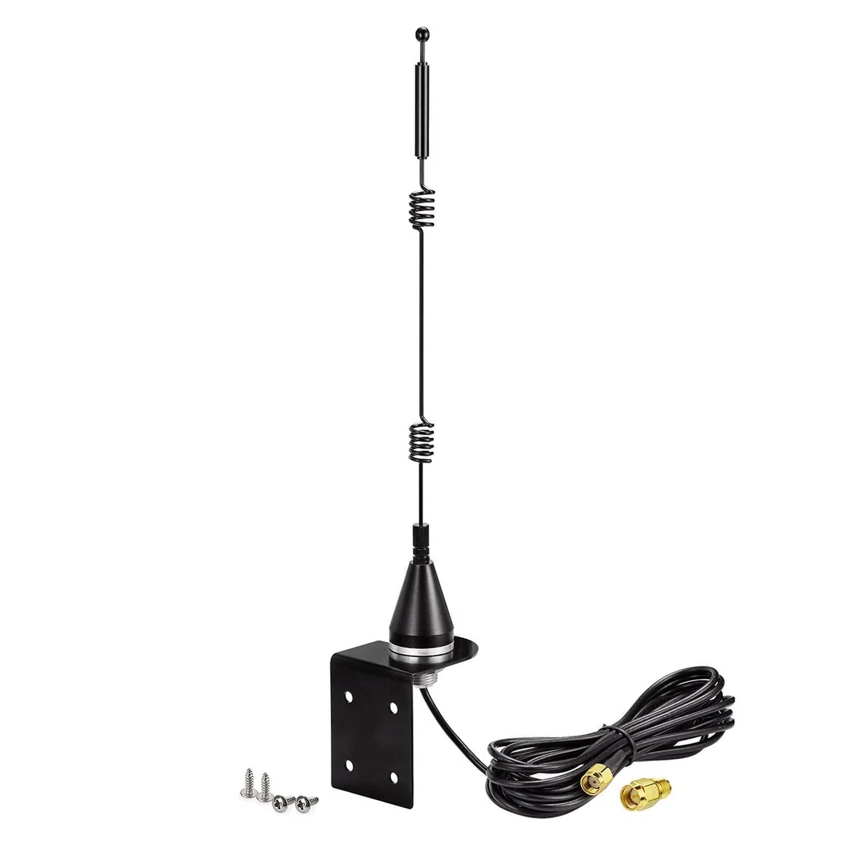 Bingfu Antenna WiFi Exterieur Bibanda 2,4 GHz 5,8 GHz 6dBi MIMO RP-SMA e SMA Omnidirezionale per Telecamera Wireless Esterno Router Amplificatore WiFi Videosorveglianza Scheda di Rete Monitor Energia