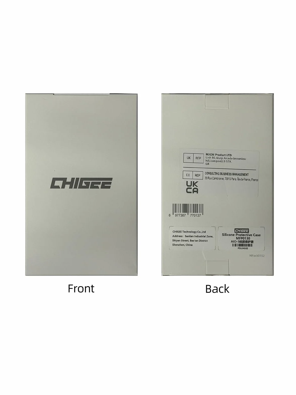MFP0130 - Custodia protettiva in silicone liquido per CHIGEE AIO-5 Lite