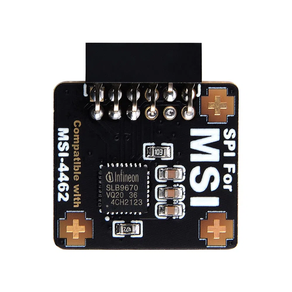 Modulo TPM2.0 TPM SPI 12 pin modulo con infineon SLB 9670 per scheda madre MSI compatibile con TPM2.0 (MS-4462)