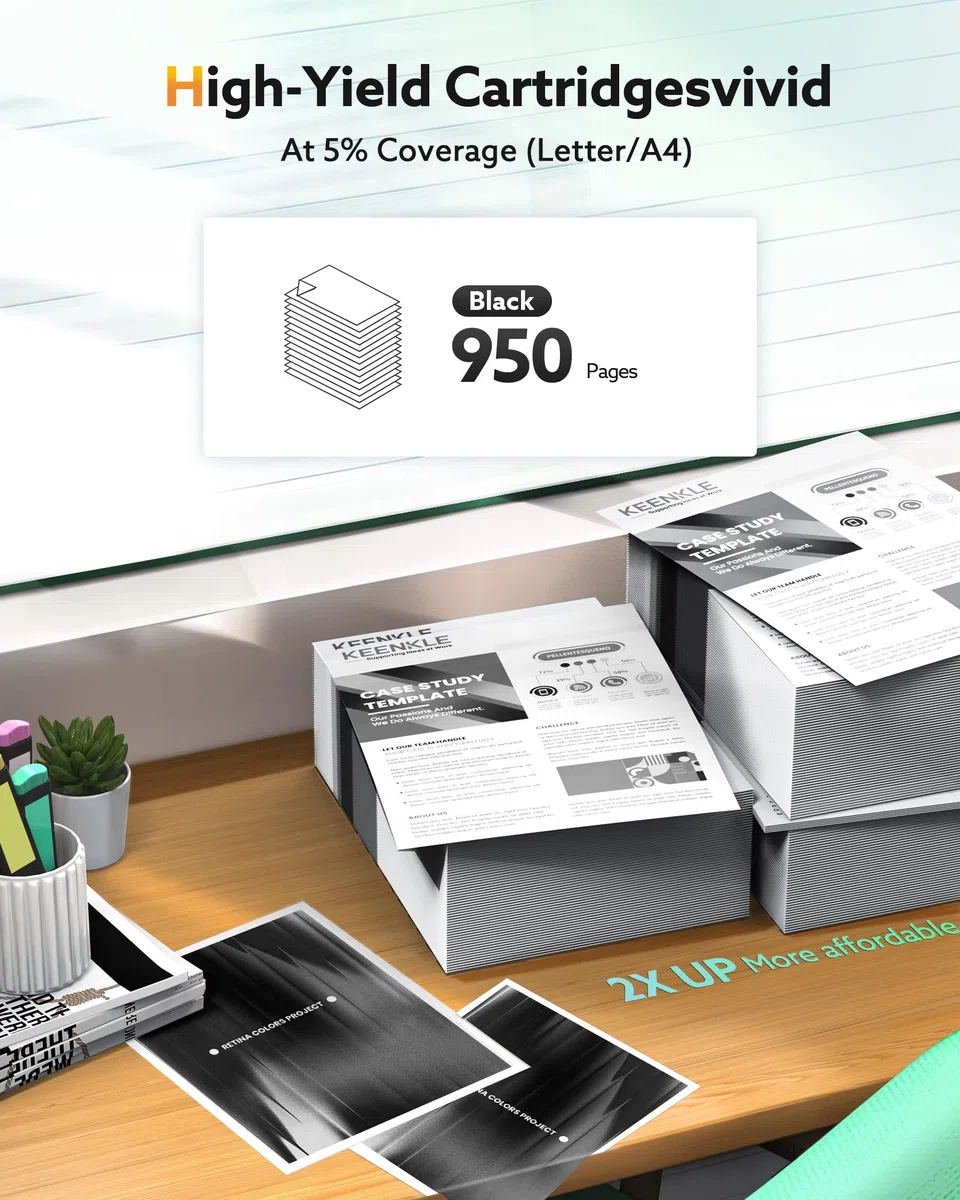 KEENKLE 142A Toner Con Chip Compatibili per HP 142A 142X W1420A W1420X per Toner HP Laserjet M140w per HP Laserjet Pro M110 M110w Laserjet Pro MFP M140w M140 M139 M139w (Nero, 1-Pack)