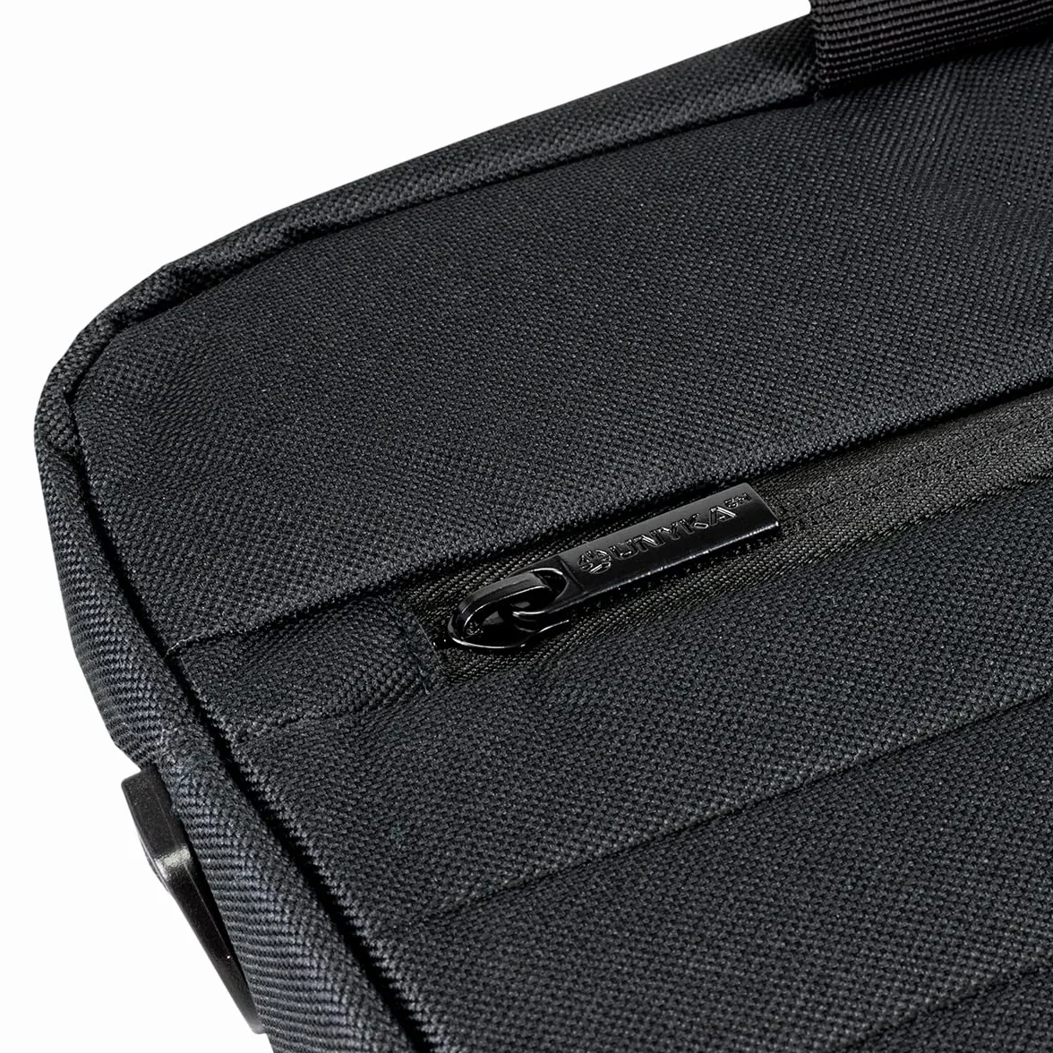 UNYKAch Urban MA17 17.3" Waterproof Padded Laptop Case Black 17.3" with Inner Pockets and Adjustable and Removable Strap