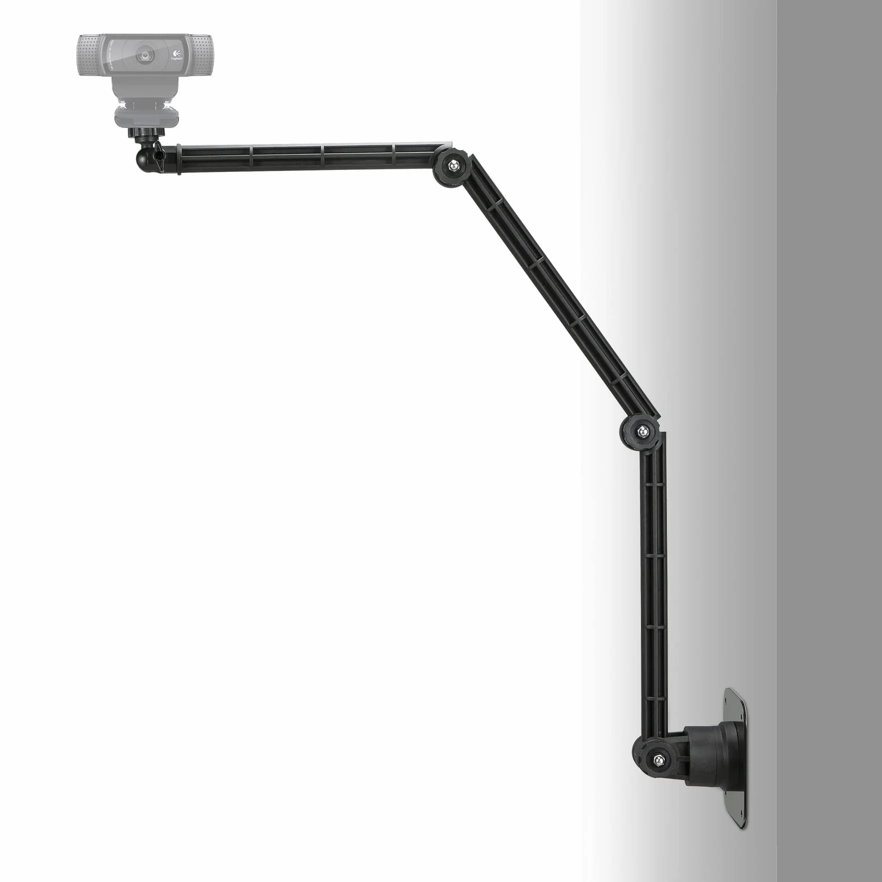 Supporto da parete e soffitto per webcam compatibile con Logitech C920s StreamCam Brio C930 C925 C922 C615 e Razer Kiyo Pro, lunghezza 103 cm (filettatura 1/4-20)