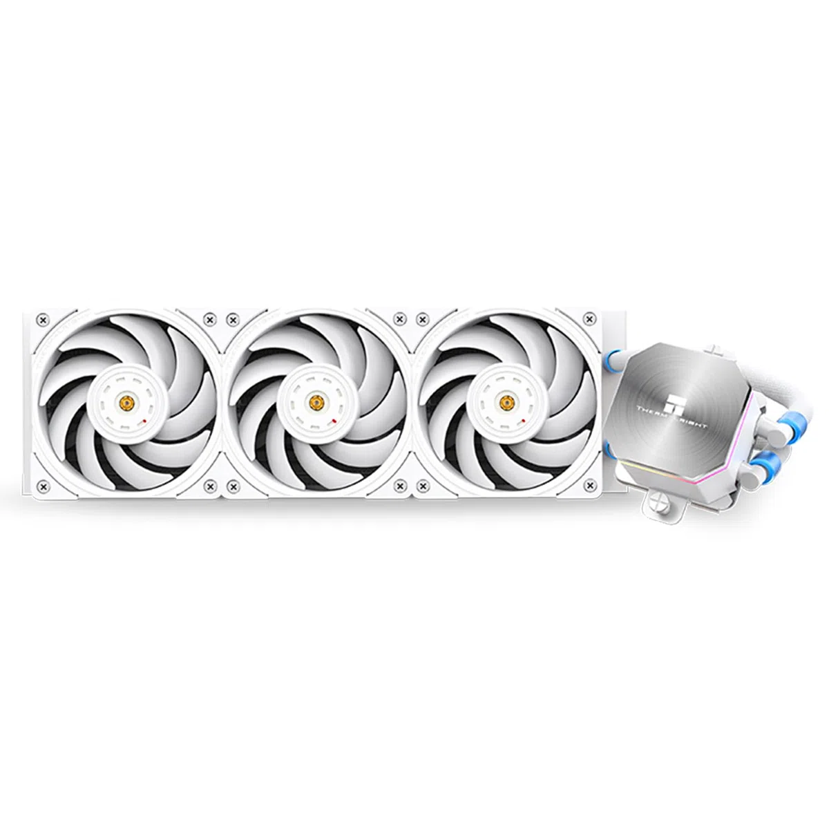 THERMALRIGHT Frozen Edge 360 White - Refrigeratore d'acqua liquido CPU con ventola PWM da 120 mm, 360 bianco Cold Row, dissipatore d'acqua integrato per AM4/AM5, Intel LGA1700/1150/1151/1200/1851