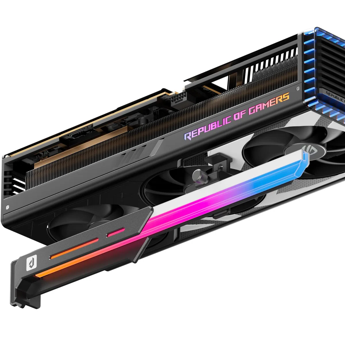 upHere GL7 Supporto GPU, Lega Robusta Supporto Scheda Grafica con 5V ARGB Sync, Altezza Regolabile GPU Sag Staffa per Schede Grafiche Universali, Nero ARGB