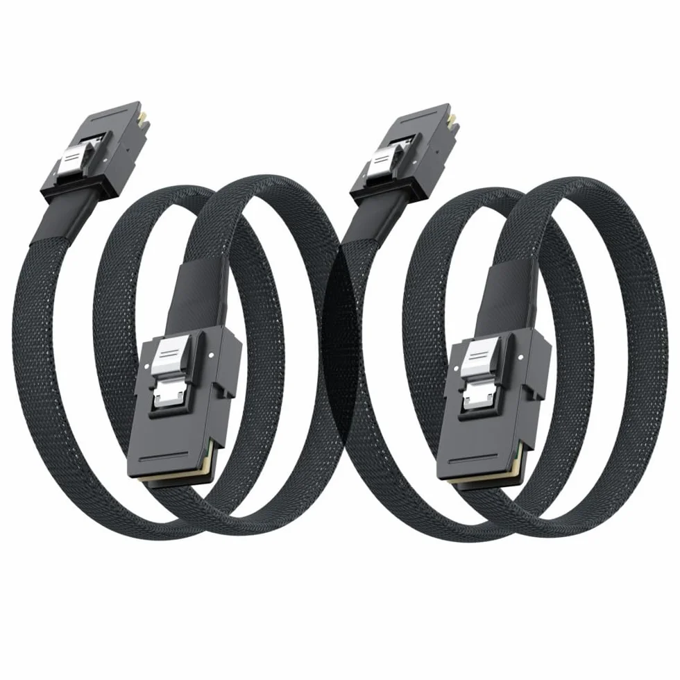 10Gtek Mini SAS SFF-8087 to SFF-8087 6G Internal Cable 0.8m