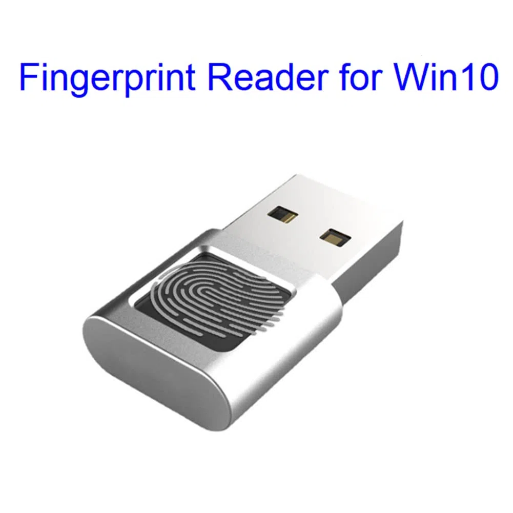 Mini Lettore di Impronte Digitali Mini Modulo Lettore di Impronte Digitali USB Scanner Biometrico per Computer Portatili 10 Chiave di Sicurezza per PC Interfaccia USB