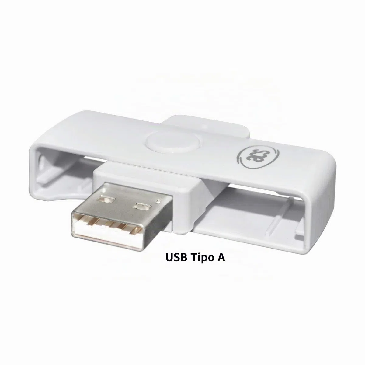 ACS ACR39U-N1 PocketMate II Lettore e Scrittore di Smart Card Reader USB per CNS, CRS, Firma Digitale, Piccolo Compatto, Bianco