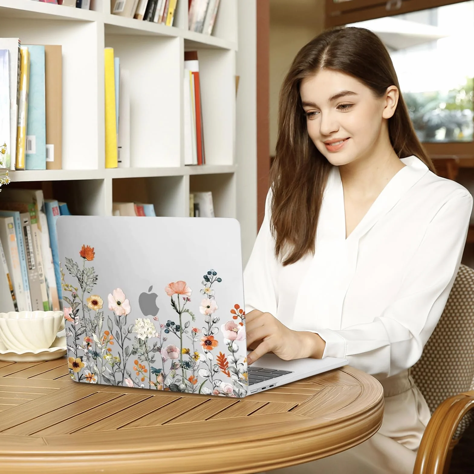 MOSISO Custodia Compatibile con MacBook Air 13 Cover M5 M4 M3 M2 2026 2025-2022 A3449 A3240 A3113 A2681, Case per MacBook Air 13,6'' display Liquid Retina&Copritastiera&Proteggi Schermo, Trasparente