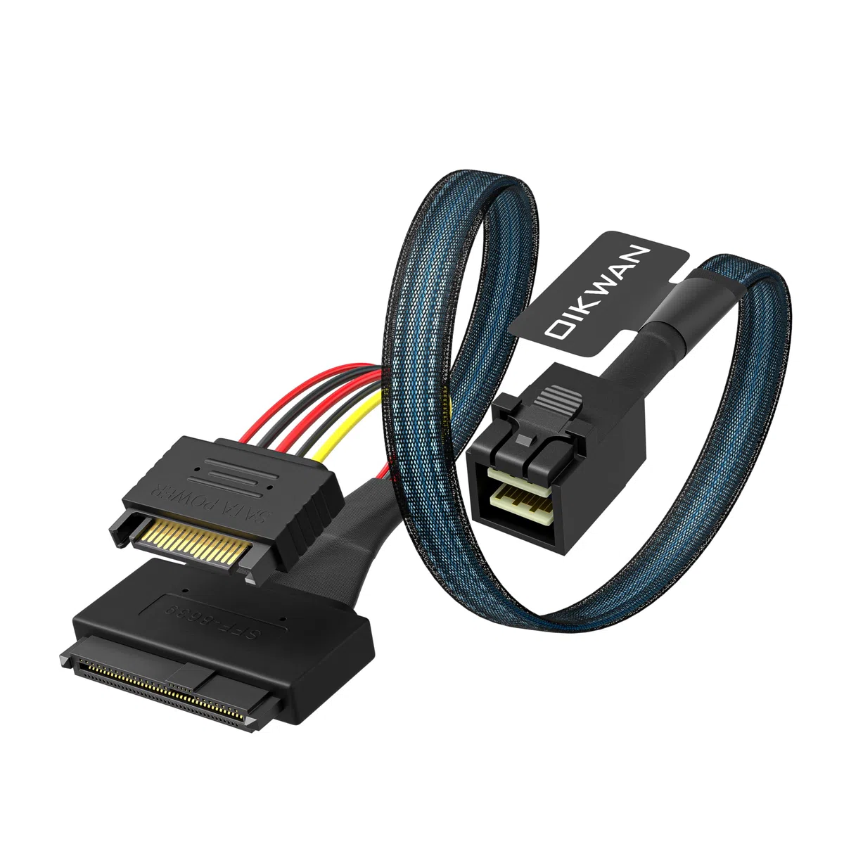 Cavo SSD NVMe HD Mini-SAS (SFF-8643) a U.2 (SFF-8639) 6 piedi..