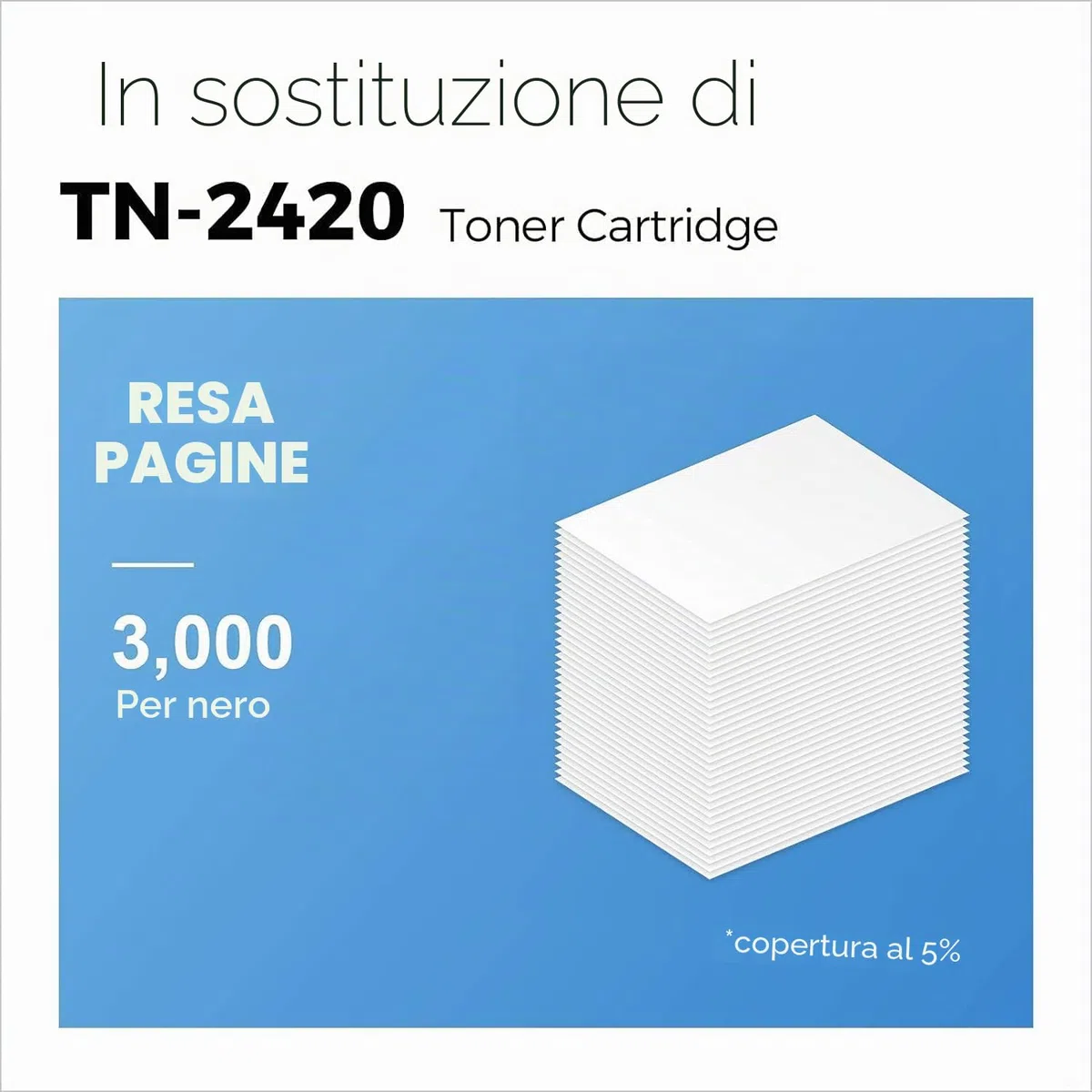 MYCARTRIDGE TN2420 Cartuccia Toner Compatibili per Brother TN 2420 TN-2420 TN2410 per Brother MFC L2710DW L2710DN MFC-L2710DW MFC-L2710DN HL-L2350DW HL-L2310D MFC-L2750DW DCP-L2510D (2 Nero)